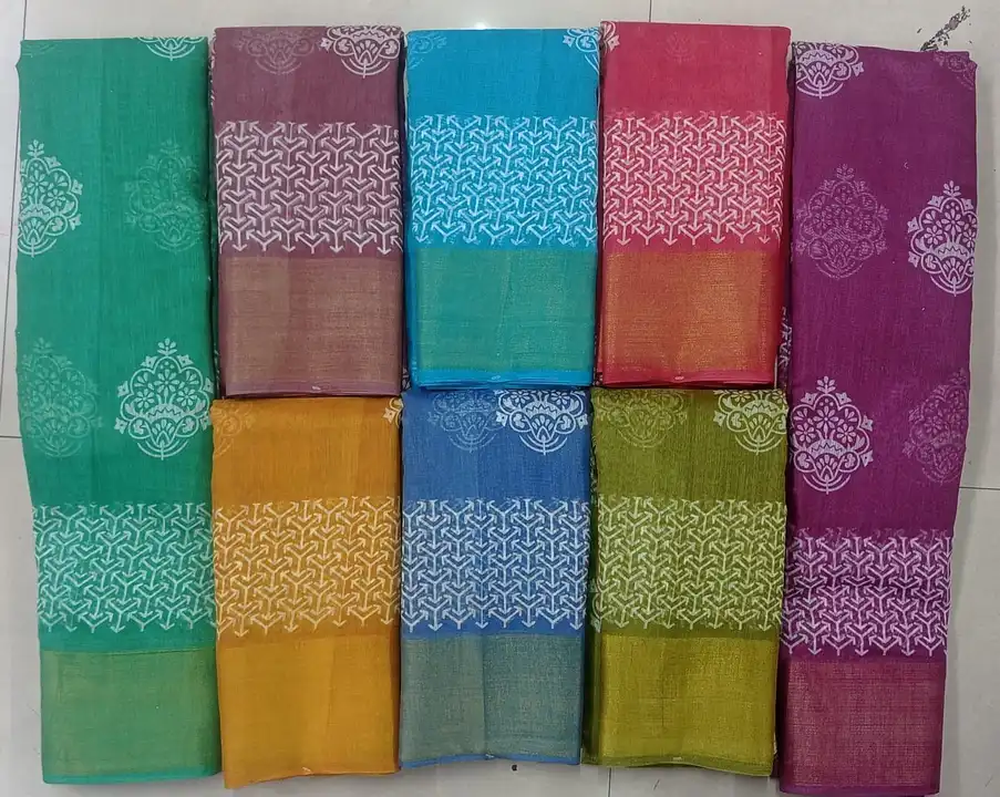 Cotton Printed Saree  uploaded by business on 2/13/2023