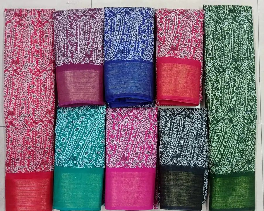 Cotton Printed Saree  uploaded by Saurabh Designer on 2/13/2023