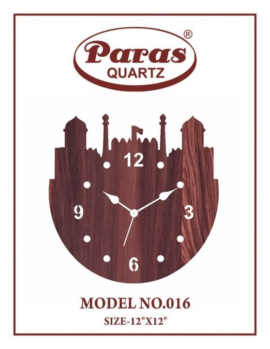 MDF CLOCK 12"×12" uploaded by business on 2/20/2021