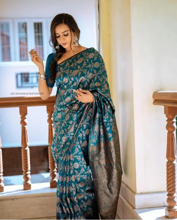 Beautiful silk and kanjivaram saree uploaded by Dhananjay Creations Pvt Ltd. on 2/13/2023