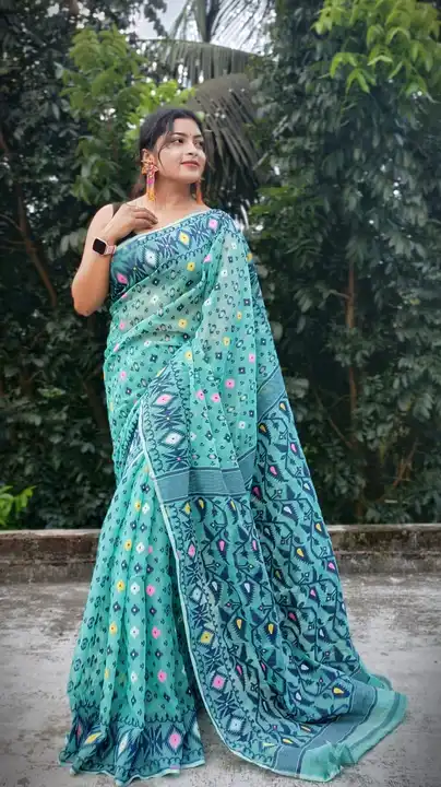 Exclusive All Over Soft Jamdani Saree Collection  uploaded by Nilima Fashion House on 2/13/2023