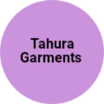 Business logo of Tahura garments