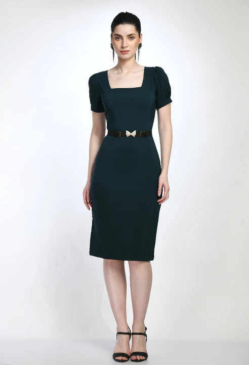Bodycon Dress With Belt uploaded by Fashion Plazza on 2/13/2023
