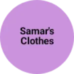 Business logo of Samar's clothes
