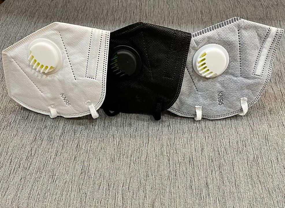 Kn95 respirator and elastic loop black grey white hot iteam  uploaded by Mask shop on 7/7/2020