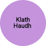 Business logo of Klath haudh