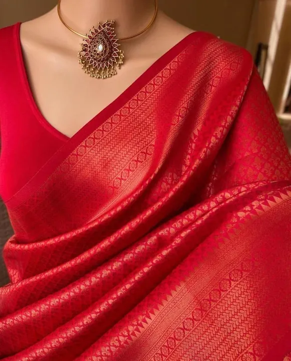 Product image with price: Rs. 549, ID: soft-litchi-silk-saree-19b9ab8d