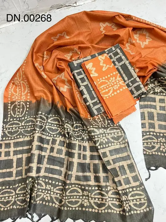 Khadi Cotton Dupian Suits uploaded by Salman Handloom on 2/13/2023