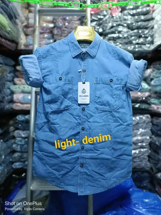 Denim light fabric  uploaded by Willa Shirts on 5/27/2024
