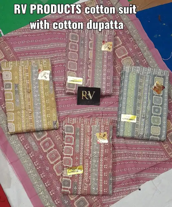Product image of Cotton printed suits with dupatta cotton at wholesale prices , price: Rs. 299, ID: cotton-printed-suits-with-dupatta-cotton-at-wholesale-prices-a1488b1f