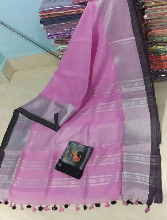 Linen by linen saree  uploaded by Hozaifa Handloom on 2/13/2023