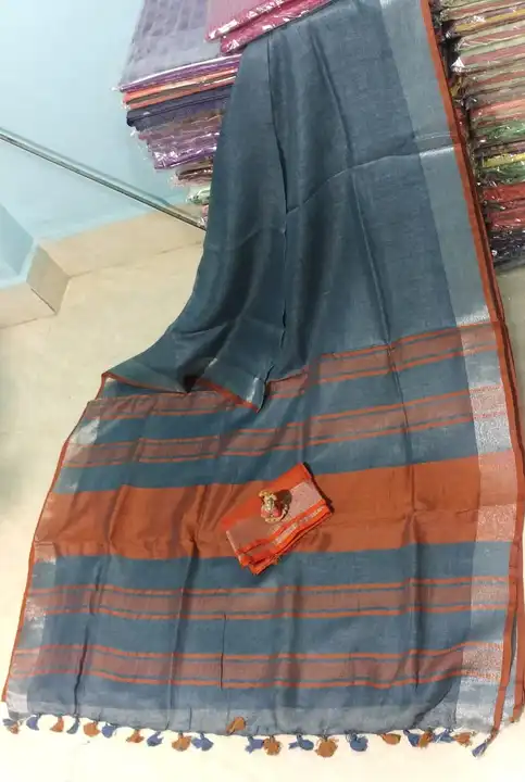 Linen by linen saree  uploaded by Hozaifa Handloom on 2/13/2023