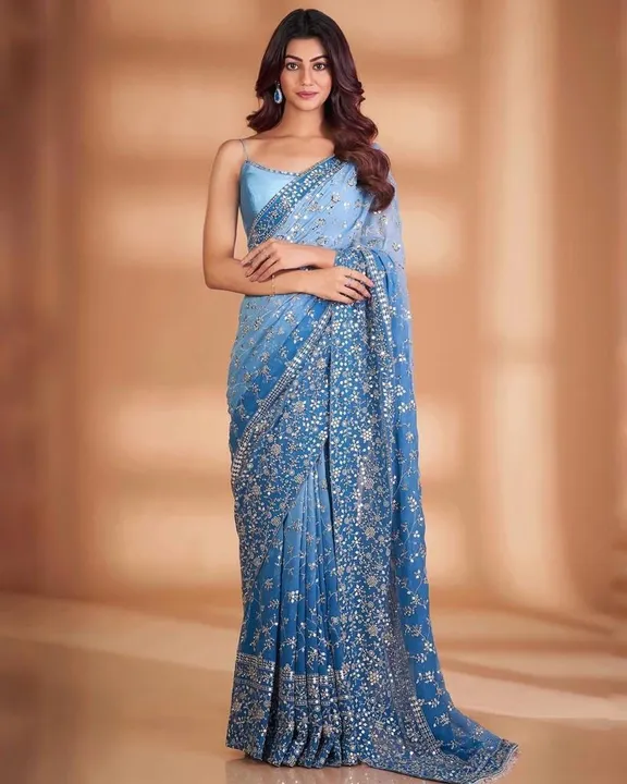 Designer Party Wear saree uploaded by Maa Creation. on 2/13/2023