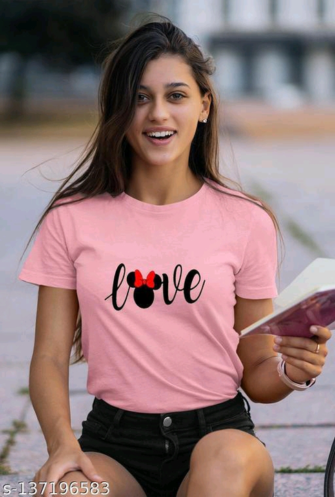 Women's premium cotton blend t-shirts  uploaded by Parthsarthi trading on 2/13/2023