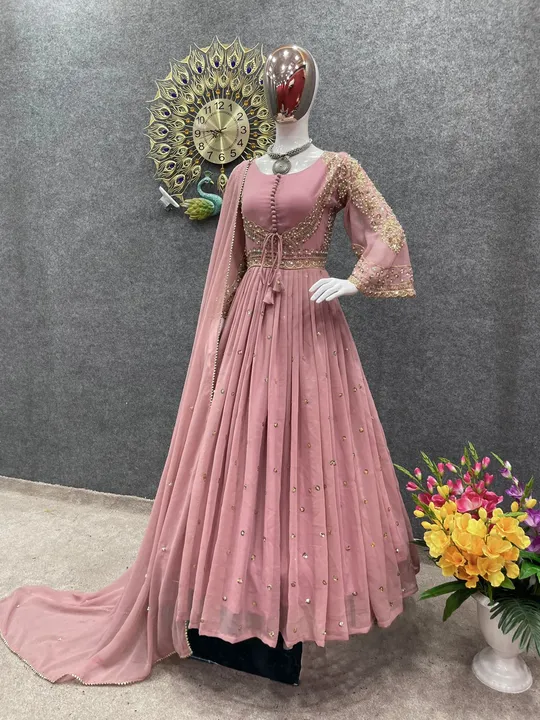 👉👗💥*Launching New Designer Party Wear Look Heavy Embroidery Sequence Work Gown*💥👗💃🛍👌💕

🧵 * uploaded by Roza Fabrics on 2/13/2023