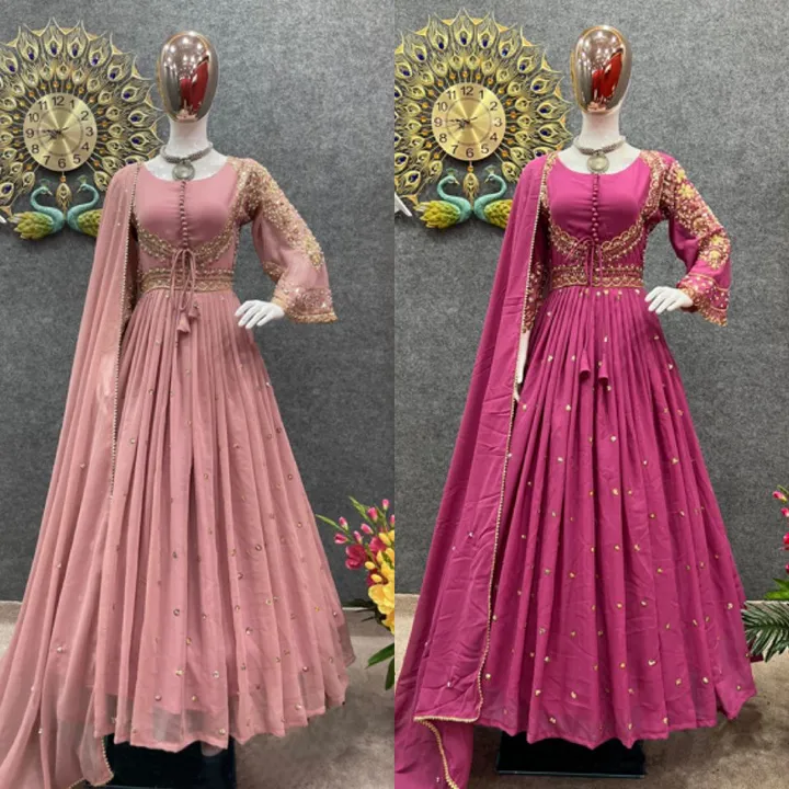 👉👗💥*Launching New Designer Party Wear Look Heavy Embroidery Sequence Work Gown*💥👗💃🛍👌💕

🧵 * uploaded by Roza Fabrics on 2/13/2023
