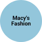 Business logo of Macy's Fashion
