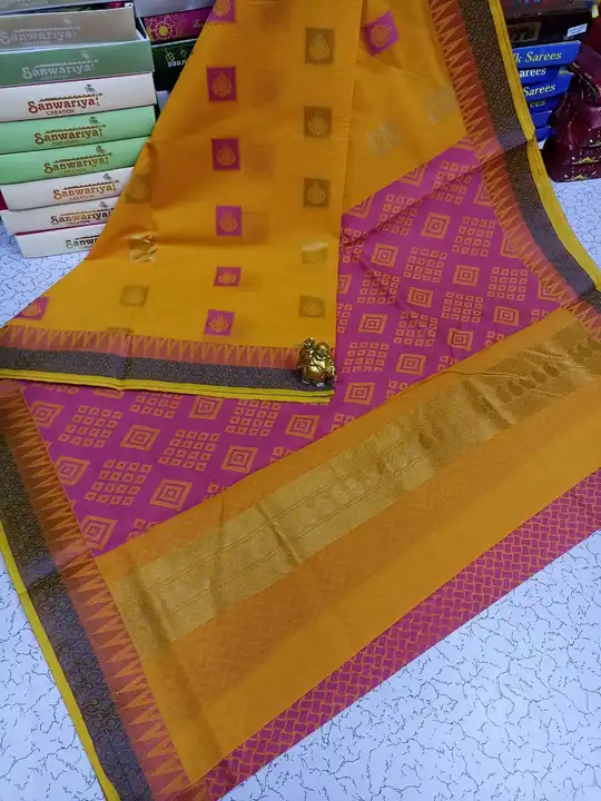 Post image *One Day Price Offer*

😍😍😍🤩🤩🤩🥰🥰🥰

💕 *FANCY RICH SILK COTTON SAREES*


💕 *2/100, 1st Quality Yarn Waving Saree*

💕 *FANCY GRAND BORDER*

💕 *SOFT AND SMOOTH COTTON SAREES*

💕 *CONTRAST GRAND RICH PALLU WITH RUNNING BLOUSE*

🌹 *100% QUALITY PRODUCTS* 🌹

💍 *DIRECT MANUFACTURER*💍

Normal price 950+shipping 

*TODAY OFFER PRICE 850+Shipping Only*