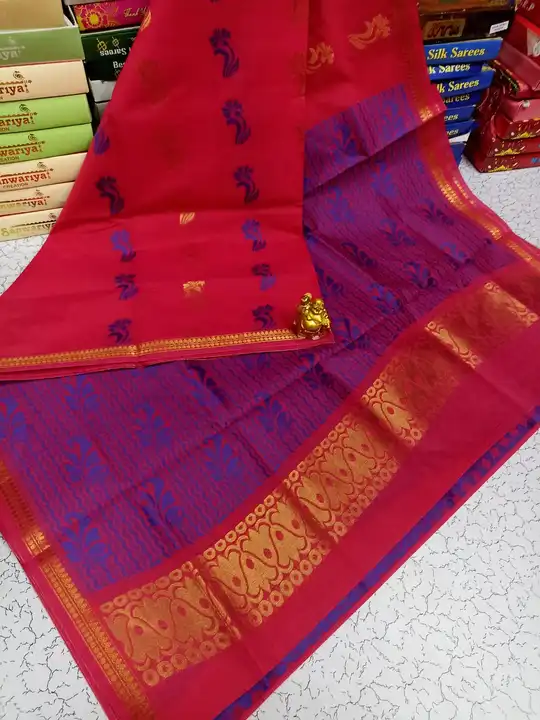 Silk cotton saree uploaded by business on 2/14/2023