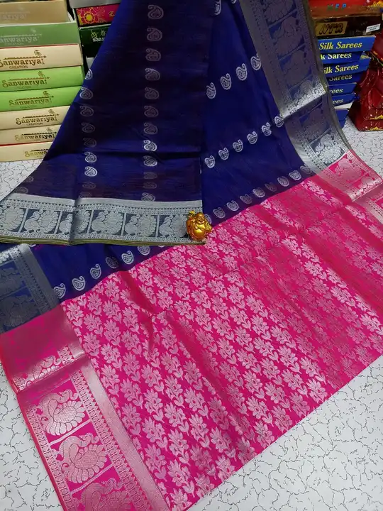 Silk cotton saree uploaded by NV Sarees on 2/14/2023