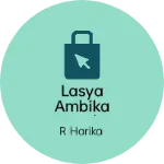 Business logo of Lasya Ambika men's clothing stores