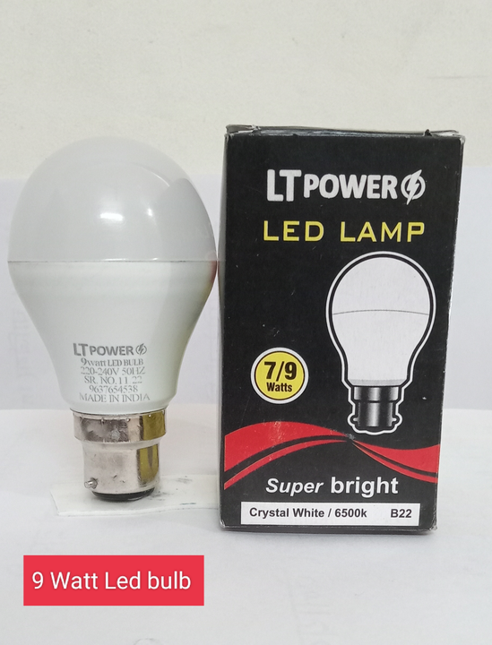 9 watt Led Bulb  uploaded by LT Power solution on 2/14/2023