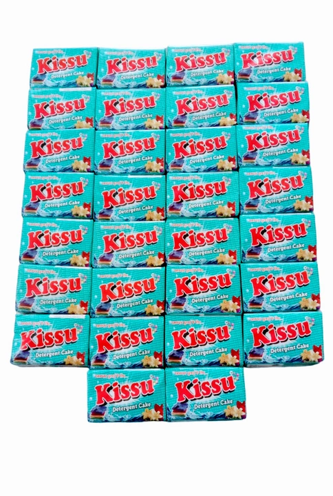 Kissu detergent cake 200g x 30pic (price 230rs) uploaded by Diterent cake and Diterent powder on 2/14/2023