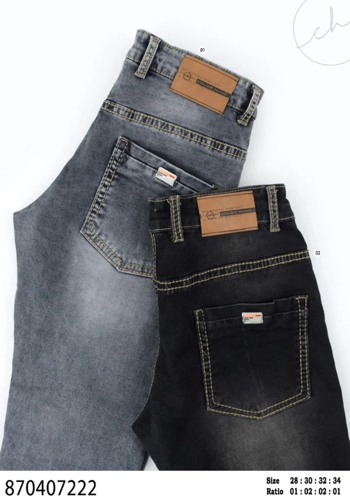 BASIC & TONE DENIM JEANS MIX -MINOR LOOT  uploaded by KRAFT (jeans & casuals) on 2/14/2023