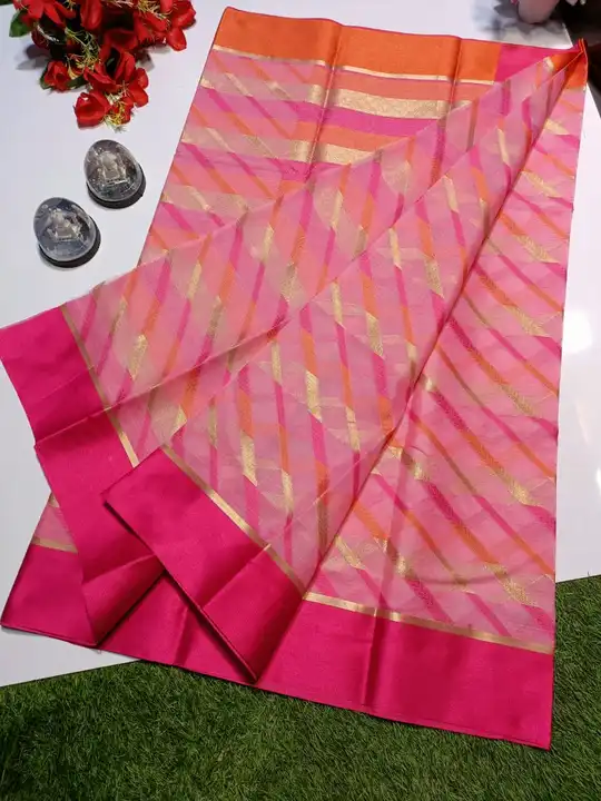 *latest collection*

*🌷Banarasi kota doriya check soft silk saree*

*🌷osm shatn with contrast bord uploaded by business on 2/14/2023