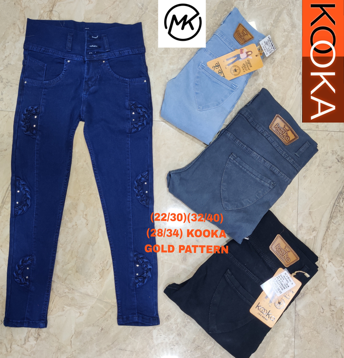 Kooka pattern jeans 22/30  uploaded by M.K ENTERPRISES on 2/14/2023