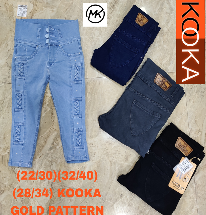 Kooka pattern jeans 22/30  uploaded by M.K ENTERPRISES on 2/14/2023