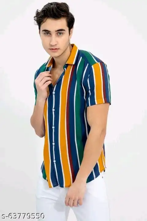 Men Slim Fit Dual Collar Casual Shirt uploaded by FUTURE FAB on 2/14/2023