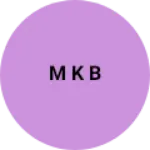 Business logo of M k b