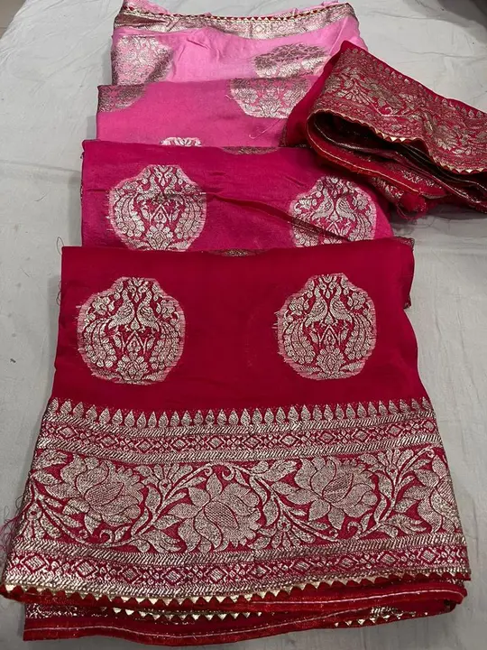 Russian saree uploaded by Gotta bandej manufacturer on 2/14/2023