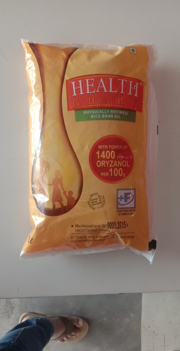 Health Guard rice brand oil uploaded by business on 2/14/2023