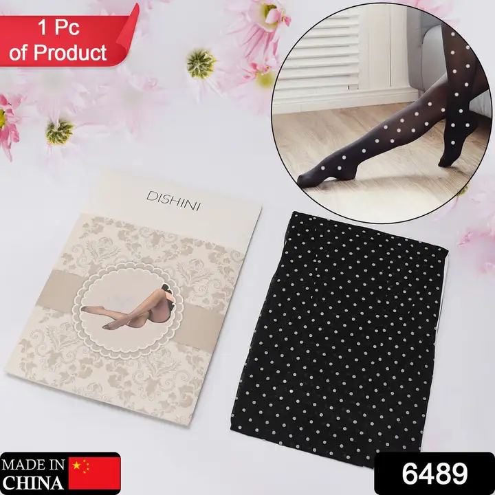 6489 BODY STOCKING CLOTH WHITE DOT DESIGN STOCKING CLOTH WITH ELASTIC CLOTH , BEST SOFT MATERIAL CLO uploaded by DeoDap on 2/14/2023