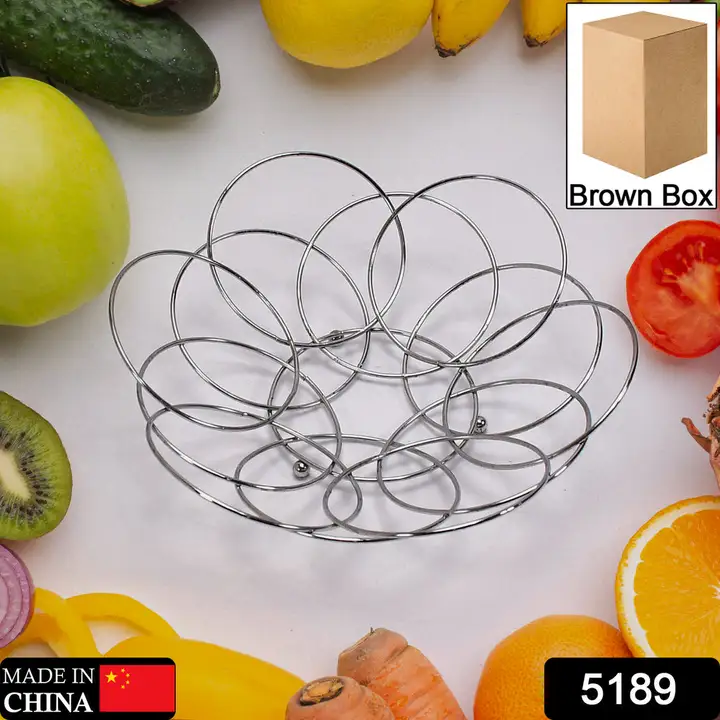 5189 FRUIT STORAGE BOWL STEEL 39CM FOR KITCHEN & HOME USE

 uploaded by DeoDap on 5/30/2024