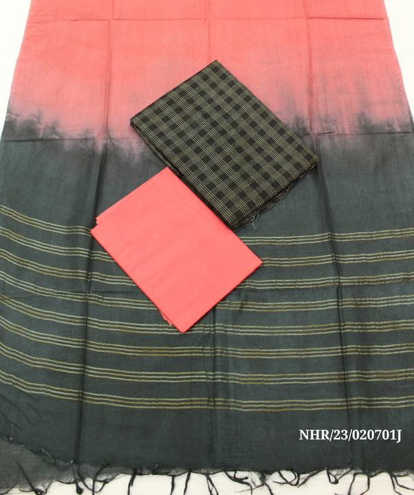 Semi katan silk Dress materials  uploaded by business on 2/14/2023