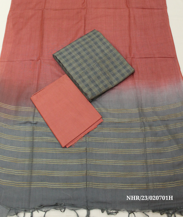 Semi katan silk Dress materials  uploaded by Tanvi designers on 2/14/2023