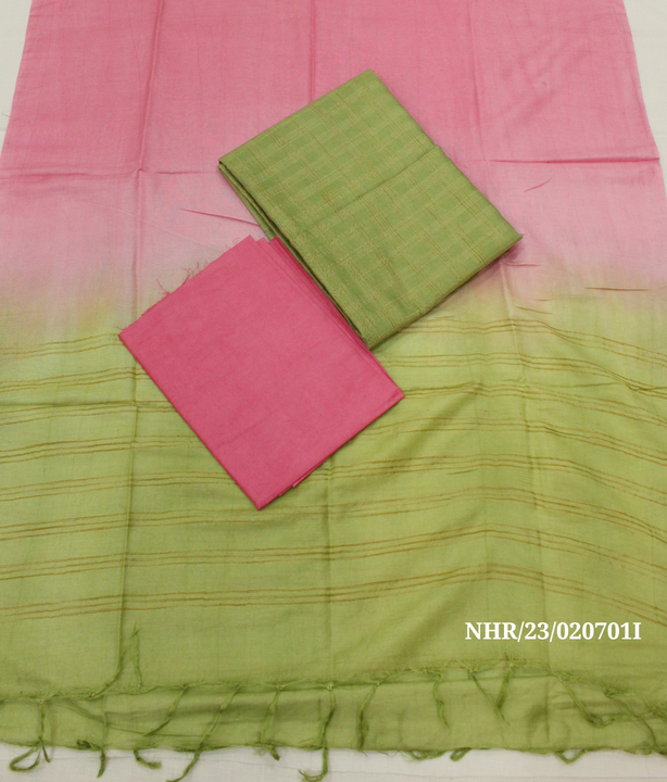 Semi katan silk Dress materials  uploaded by Tanvi designers on 2/14/2023