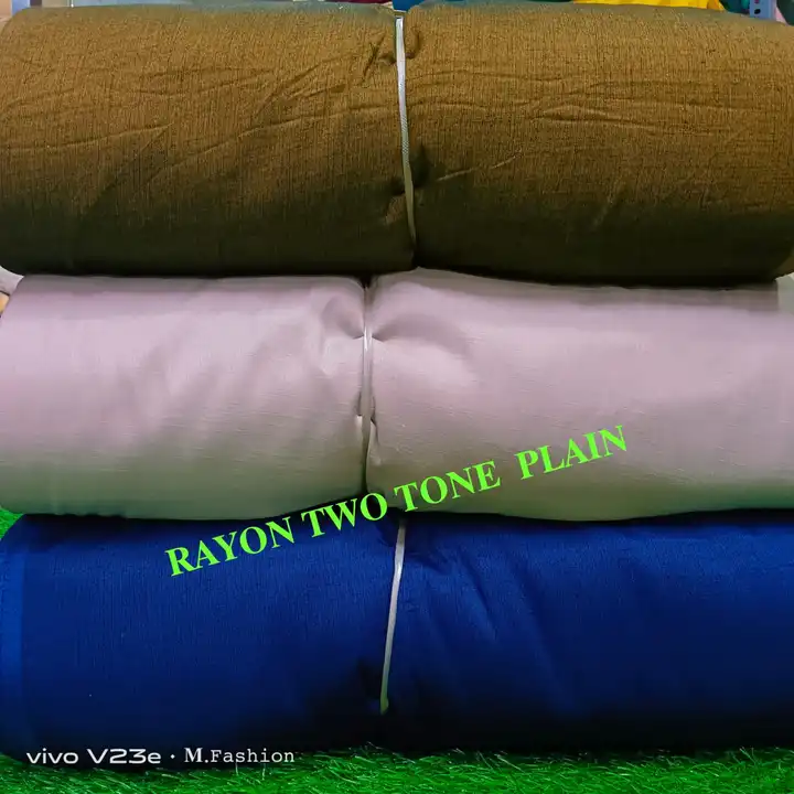 Rayon 14kg two tone fabrics uploaded by Rare collections on 2/14/2023