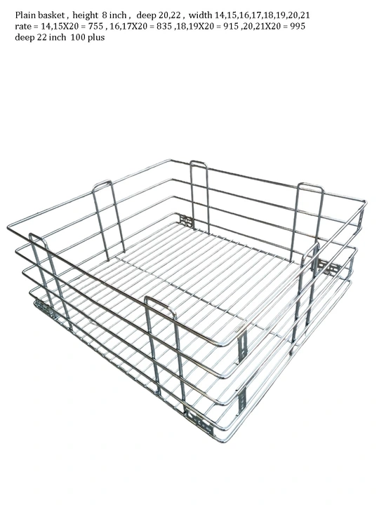 Eco modular kitchen plain basket  uploaded by business on 2/14/2023
