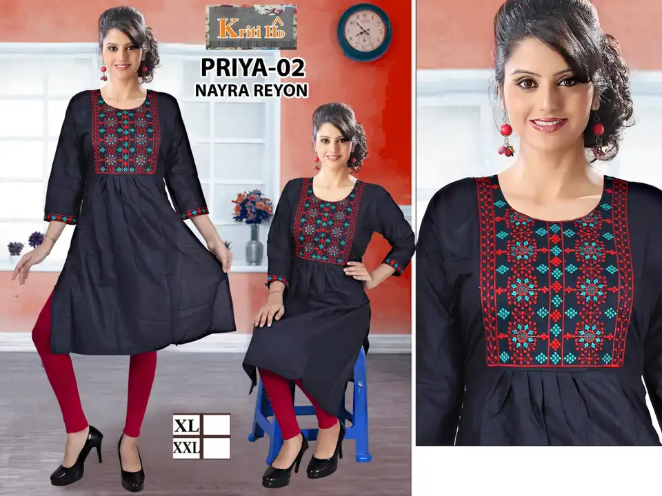 Nayra cut kurti uploaded by Cotton india on 5/29/2024