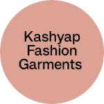 Business logo of Kashyap fashion garments