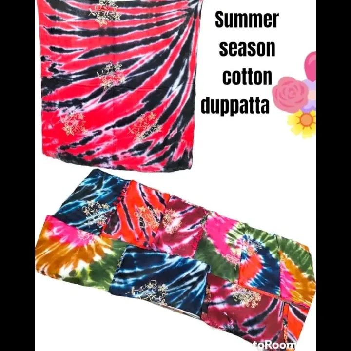 Cotton dupatta  uploaded by GOLDEN ERA CLOTHING STORE on 2/14/2023