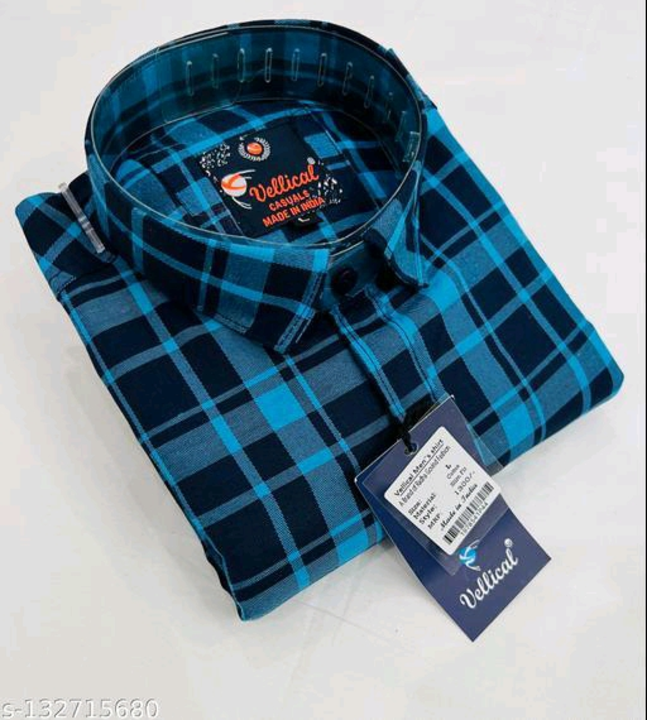Vellical Men Shirts
Name: Vellical Men Shirts
Fabric: Cotton Blend
Sleeve Length: Long Sleeves
Patte uploaded by Vaishali wholesale store on 2/14/2023