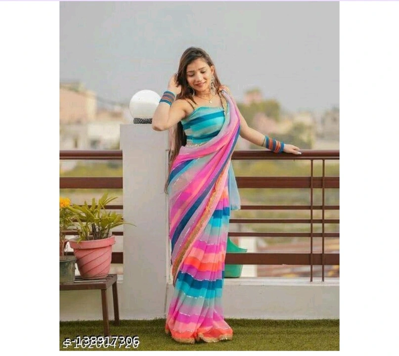 Bannita Sensational 🥻 saree    uploaded by Musharrat fashion designer  on 2/14/2023