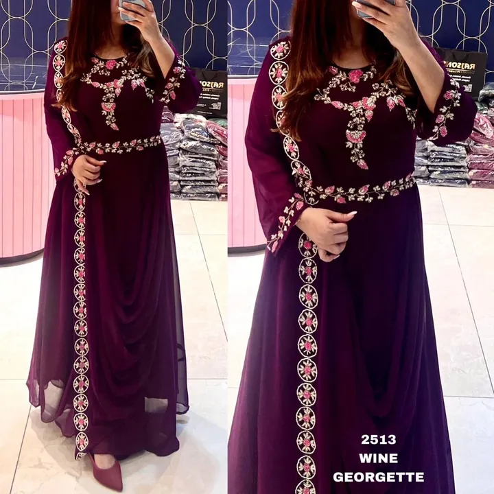 Saree Gowns uploaded by Rajputi poshak on 2/14/2023