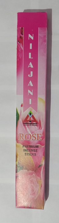 Post image Nilajani Agarbatti 
MRP: Rs5 
Sticks: 8 sticks
Color: Black
Fragrance: Rose
Price: Rs42/DZN