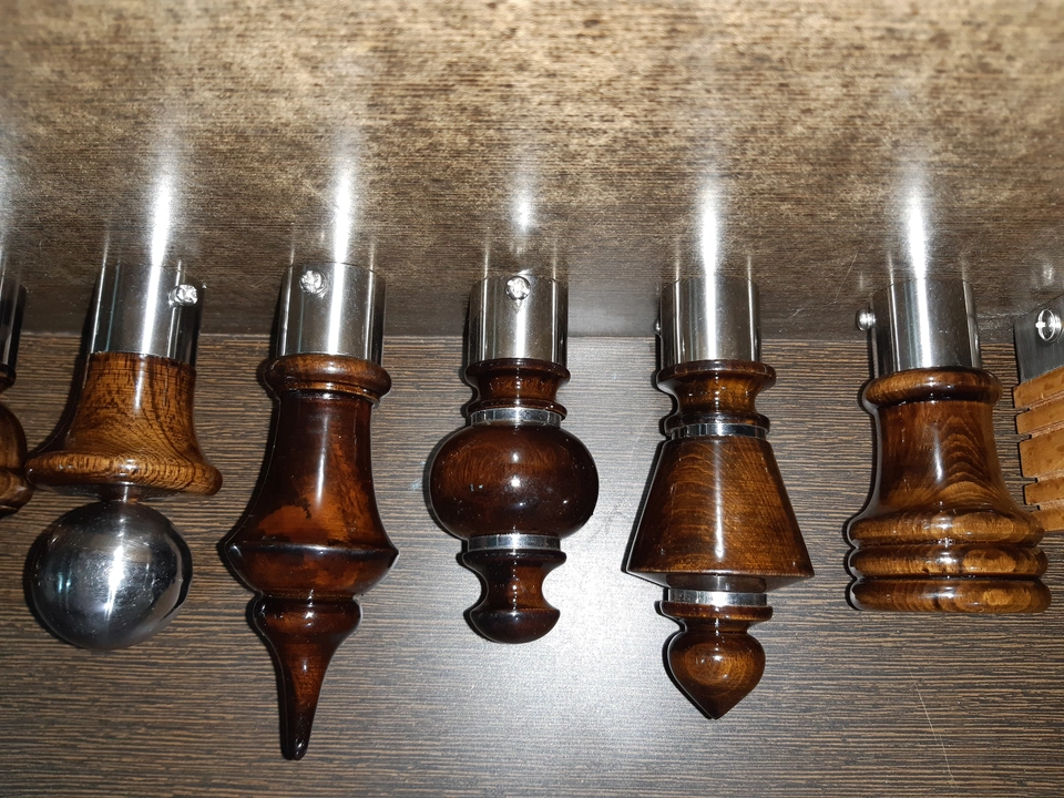 Wooden curtain bracket finials  uploaded by Smart Arts & Crafts on 2/15/2023